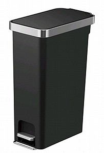 פח אשפה מלבני 40 ליטר HANA SLIM שחור מט פח אשפה מלבני 40 ליטר HANA SLIM שחור מט
